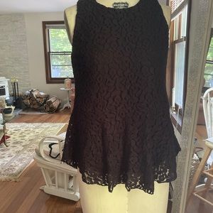 NWT Ann Taylor Loft Cotton Lace Sleevelss Top